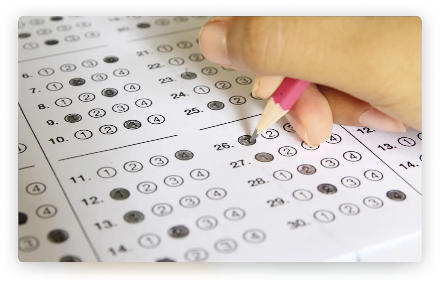 What is a neural network for taking tests?